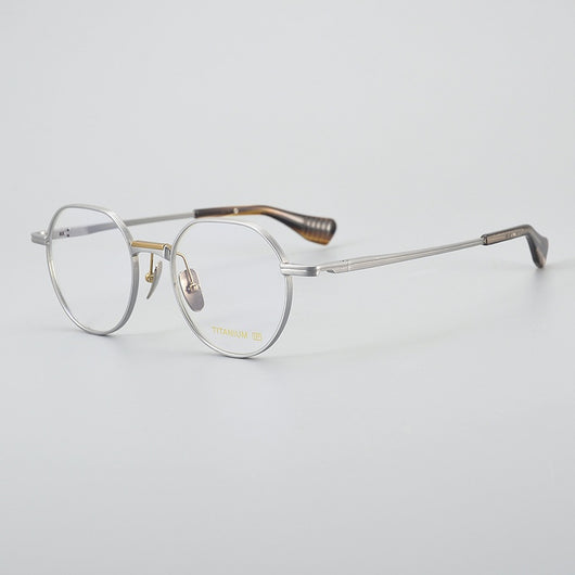 Gafas Vintage Redondas en Titanio Ultra Ligero Puro - Image 8