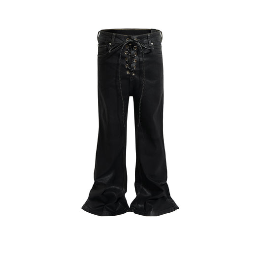 Jeans Acampanados Unisex con Cordón Trasero - Image 5