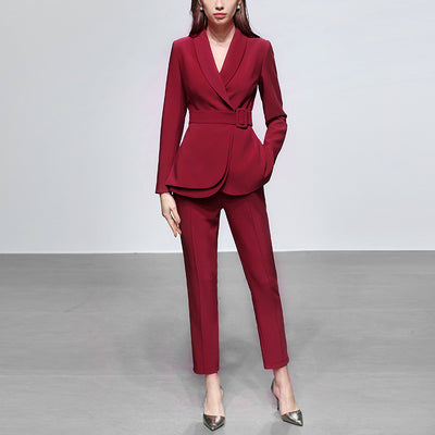 Conjunto de Blazer y Pantalón Casual para Mujer - Image 3