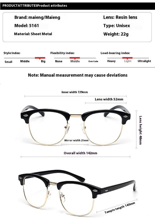 Gafas Minimalistas Semisin Marco para Miopía - Image 6