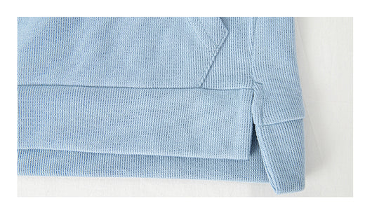 Chaqueta Sudadera Cropped con Capucha en Colores Sólidos para Mujer - Image 14