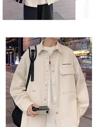 Cardigan Oversized Suelto de Manga Larga para Hombre - Image 16