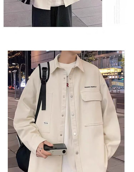 Cardigan Oversized Suelto de Manga Larga para Hombre - Image 16