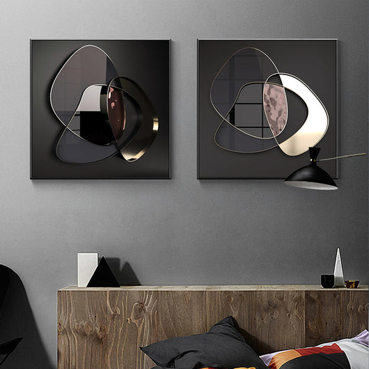 Cuadro Abstracto 3D en Metal para Pared - Arte Moderno Contemporáneo - Image 12