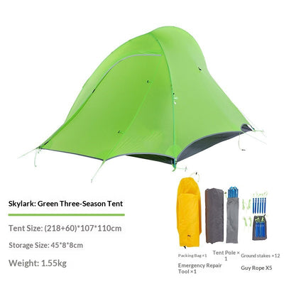Tienda de Campaña Ligera Impermeable para Trekking y Cicloturismo - Image 20
