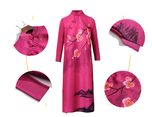 Vestido Rojo Estilo Western con Estampado Vintage - Efecto Rejuvenecedor - Image 14