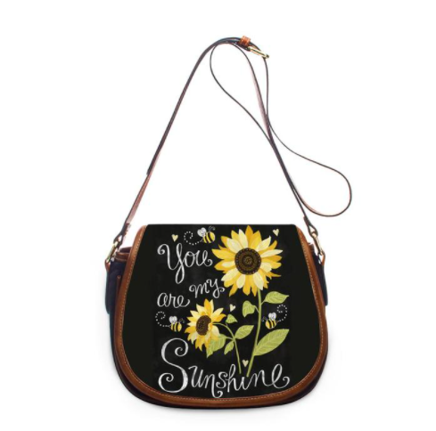 Bolso de Cuero para Mujer con Estampado de Girasoles - Image 20
