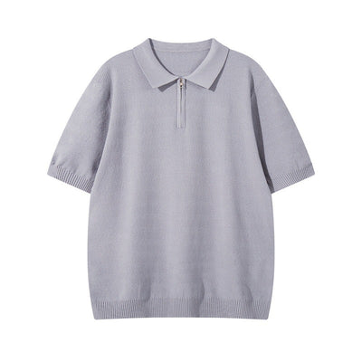 Polo Tejido Texturizado de Manga Corta para Hombre - Image 7