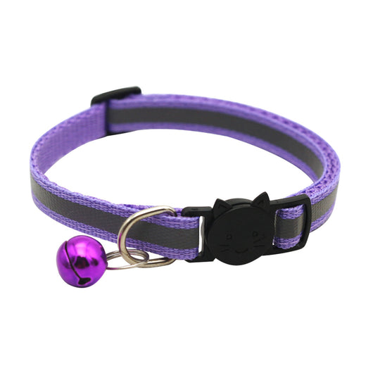 Collar Reflectante para Gatos con Campana y Diseño Colorido - Image 29