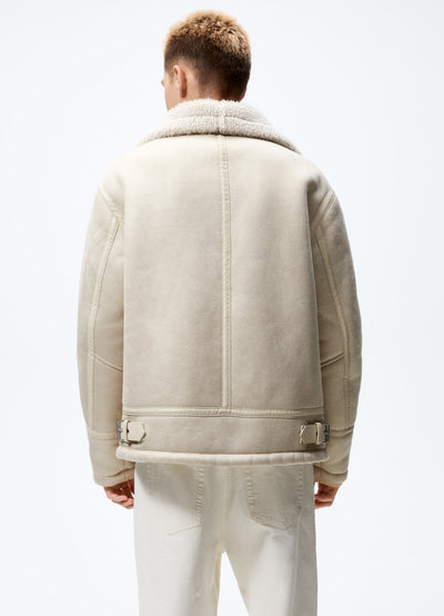 Abrigo Doble Faz con Cuello Vuelto y Detalles en Gamuza - Image 19