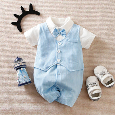 Mameluco Elegante para Bebé Niño - Ropa de Otoño - Image 10