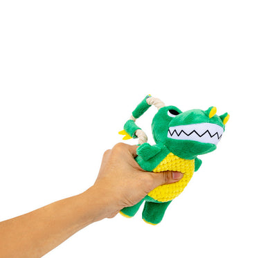 Juguete Masticable para Perros con Sonido - Dinosaurio Peluche Interactivo - Image 12