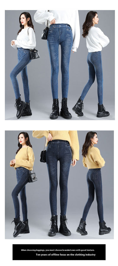 Leggings Ajustados de Talle Alto para Mujer con Corte Pencil Oversized - Image 13