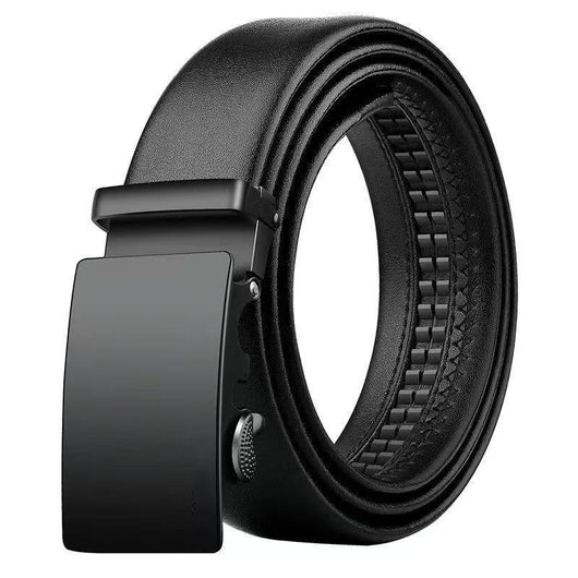 Cinturón de Cuero Ancho para Hombre con Hebilla Automática - Image 6