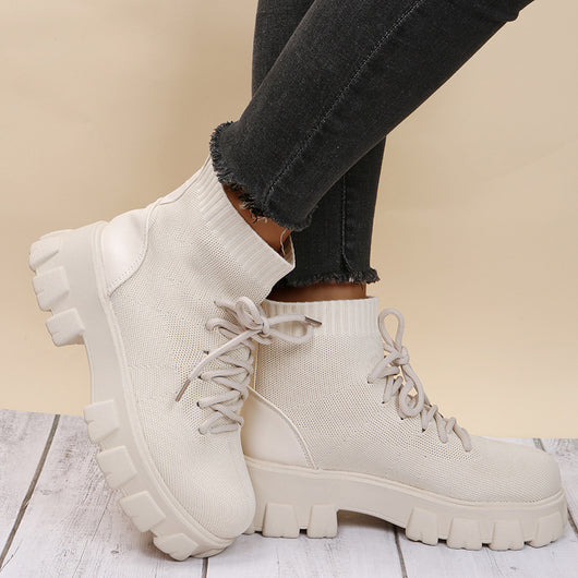 Botas Martin Plataforma con Tecnología Knit Transpirable - Image 13