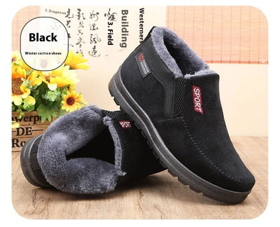 Zapatos Térmicos Acolchados Antideslizantes para Hombre – Estilo Beijing Tradicional - Image 13