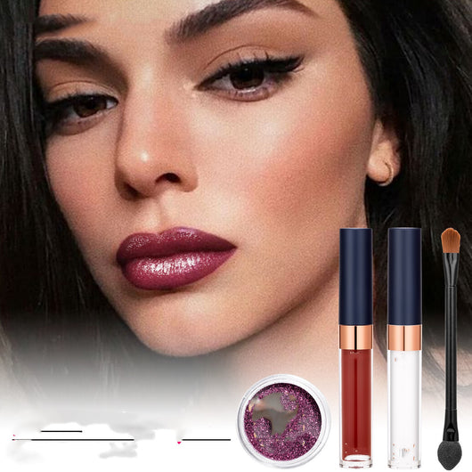 Brillo Labial Glitter Tonos Fríos - Paleta Completa - Image 6