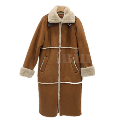Abrigo de Lana de Cordero Oversize Elegante para Invierno - Image 2