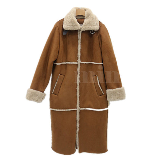 Abrigo de Lana de Cordero Oversize Elegante para Invierno - Image 2