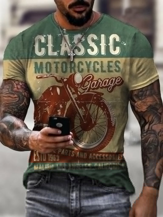 Camiseta Deportiva Slim Fit para Hombre con Estampado Moderno - Image 18