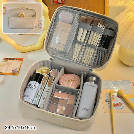 Bolsa de Cosméticos Organizadora de Gran Capacidad con Compartimentos - Image 10