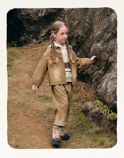 Blusa Infantil Degradado Estilo Occidental Otoño - Image 15