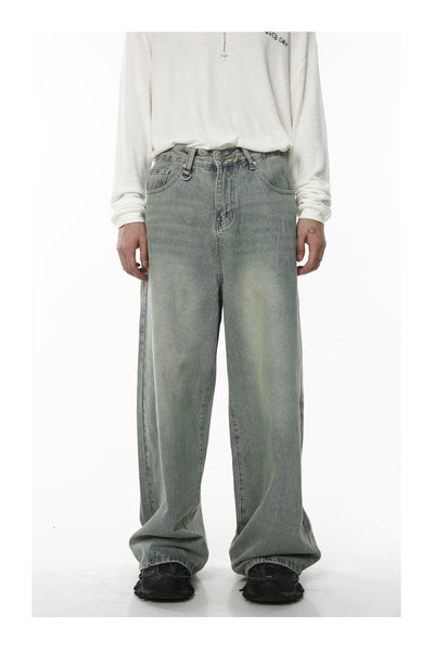 Conjunto de Camisa y Pantalón Oversized Lavado Desgastado en Blanco - Image 14