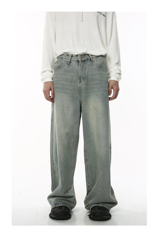 Conjunto de Camisa y Pantalón Oversized Lavado Desgastado en Blanco - Image 14