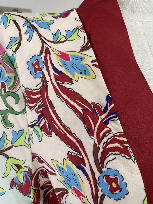 Conjunto Elegante de Camisa Estampada y Pantalón Ancho - Image 15