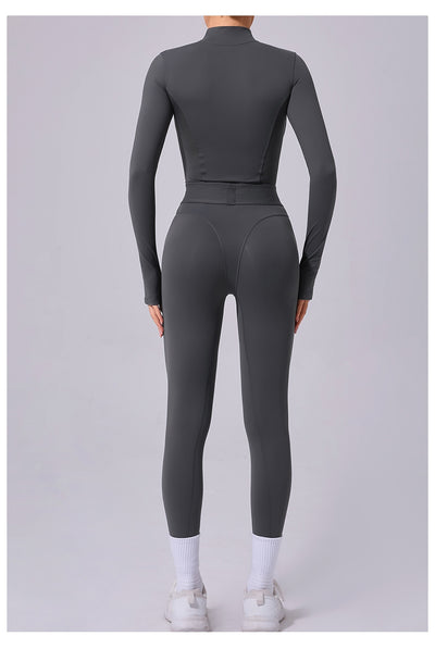 Enterizo de Yoga para Mujer con Malla Transpirable - Image 31