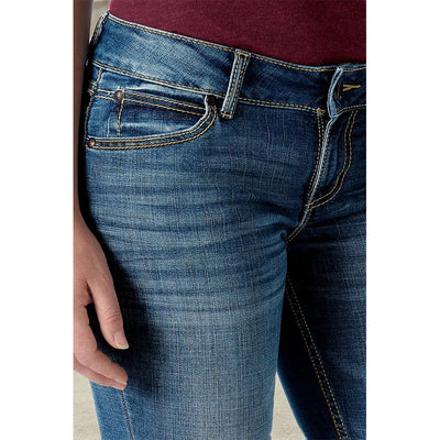 Pantalones Vaqueros Skinny Talle Bajo con Bolsillos Bordados para Mujer - Image 12