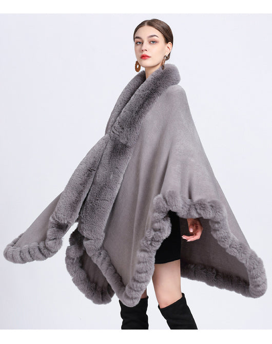 Cardigan Oversized con Cuello de Conejo - Abrigo Tejido Irregular Holgado - Image 22