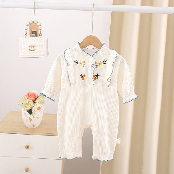 Jumpsuit Coreano para Bebé Niña Primavera - Mono Ligero Tipo Romper - Image 7