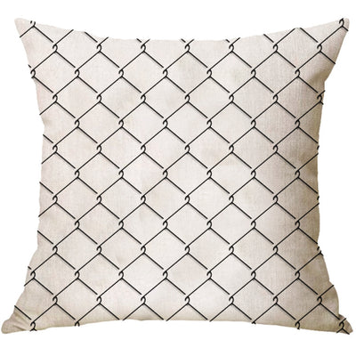 Funda de Almohada con Letras Geométricas Clásicas - Image 6