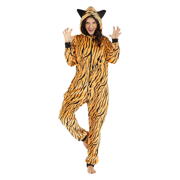 Disfraz Jumpsuit Leopardo con Capucha de Orejas Animales - Image 3
