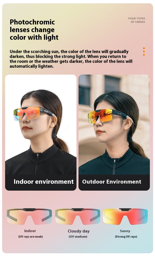 Gafas de Ciclismo con Lentes Fotocromáticas de Color Cambiante - Image 25
