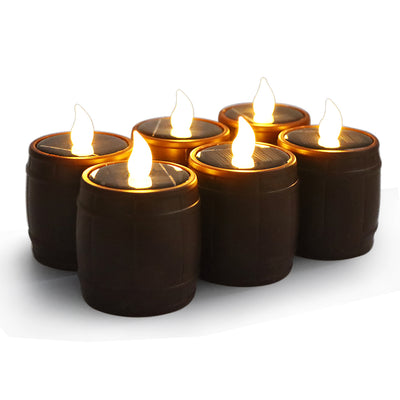 Lámpara LED Barril de Vino con Luz Solar Simulada Estilo Retro - Image 8