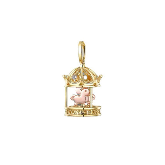 Dije Carrusel Dorado Sueños con Collar - Image 6
