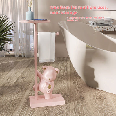 Cubo Decorativo Organizador con Diseño de Osito para Estantes - Image 4