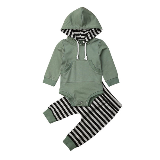Conjunto Infantil de Algodón: Suéter Rayado y Pantalón a Juego - Image 7
