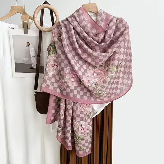 Foulard de Algodón y Lino Ligero - Pareo Sedoso Protección Solar para Playa y Viajes - Image 60
