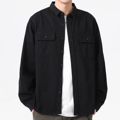 Camisa Overol Manga Larga con Diseño Moderno para Hombre - Image 21