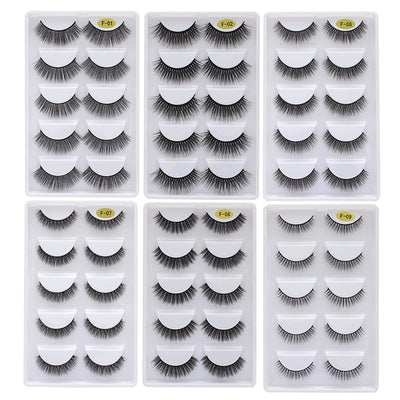 Pestañas Postizas Voluminosas 3D - Pack 5 Pares Multicapa - Image 16