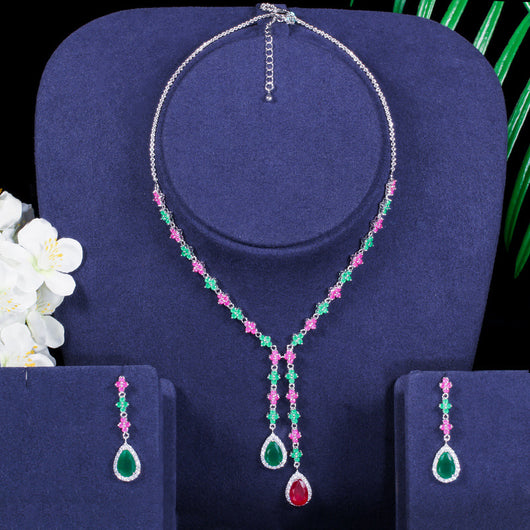 Conjunto de Collar y Aretes Elegante Minimalista para Mujer - Image 7