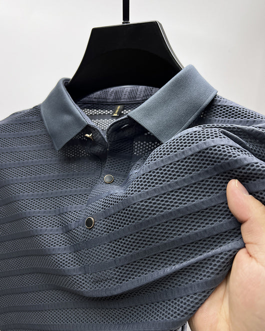 Camiseta Hombre Manga Corta Mesh Calada Seda de Hielo Premium - Image 13