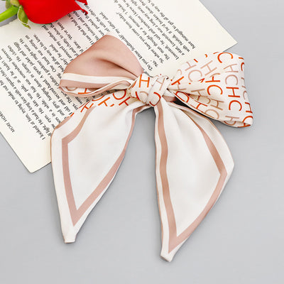 Clip Primavera para Coleta con Moño de Tela Estampada - Accesorio para Cabello Elegante - Image 36