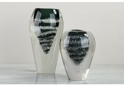 Jarrón de Cristal Elegante con Flores de Burbujas - Decoración Premium para Espacios de Lujo - Image 14