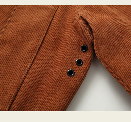 Abrigo Trench Vintage en Pana Estilo Maillard - Image 17
