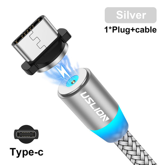 Cable Magnético 360° Triple Conector USB, Type-C y Micro USB - Image 26