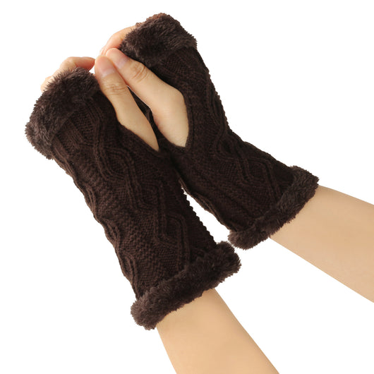 Guantes Tejidos Gruesos Rombos con Forro Polar Plus - Image 8